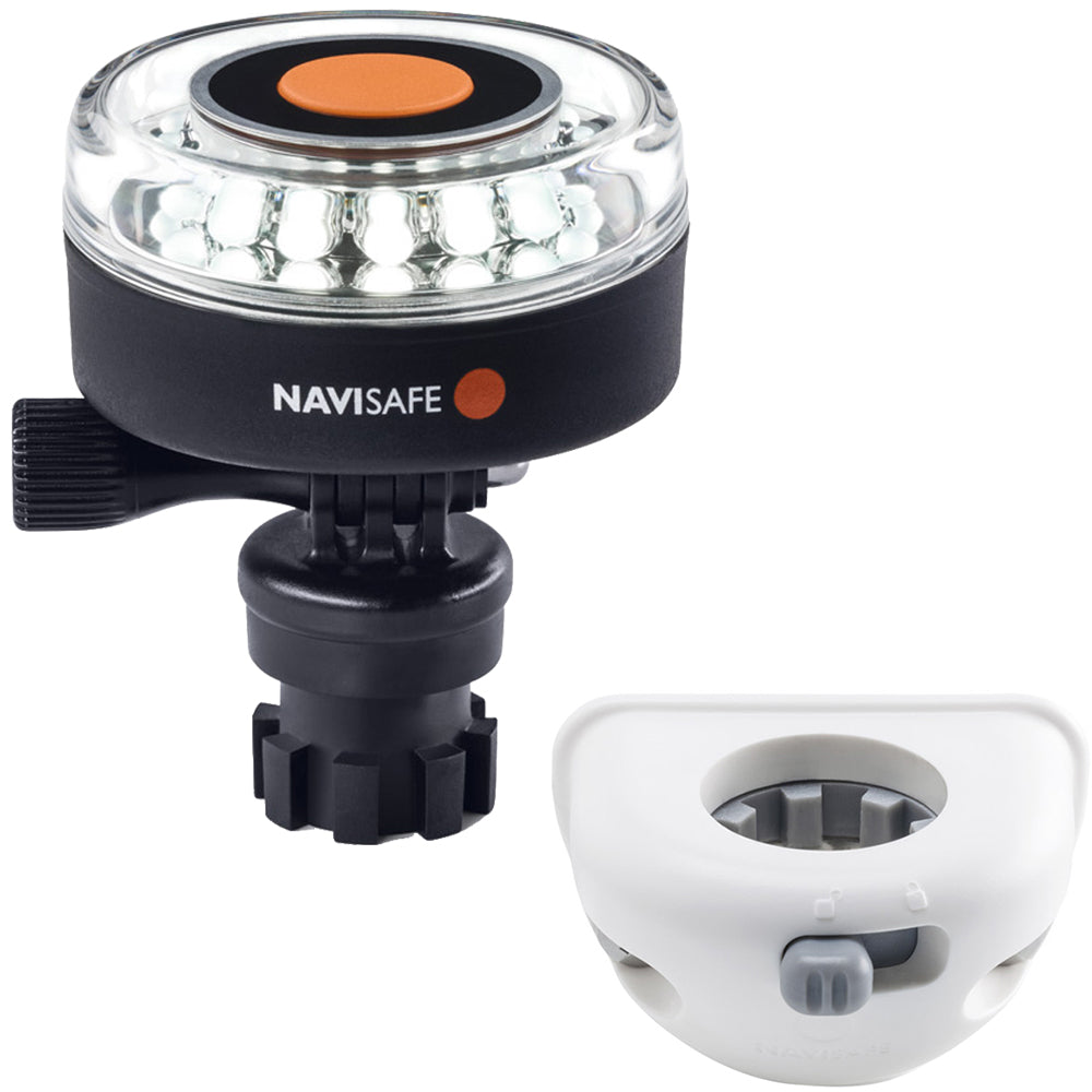 Navisafe Navilight 360 2NM White wNavimount Base Vertical Mount White 040KIT6